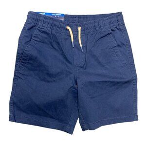 NWT GAP Elastic Front & Back Pockets Stretch Soft Twill Shorts M Medieval Blue